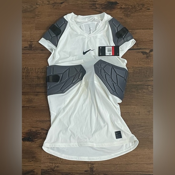 Nike Other - Nike Pro Hyperstrong 4 Pad Shirt ‘White’ (size us mens L)